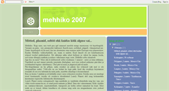 Desktop Screenshot of mehhiko2007.blogspot.com