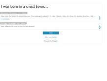 Tablet Screenshot of iwasborninasmalltown.blogspot.com