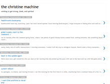 Tablet Screenshot of christinemachine.blogspot.com