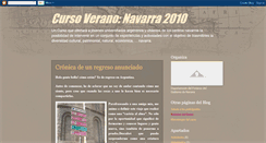 Desktop Screenshot of cursoveranonavarra2010.blogspot.com