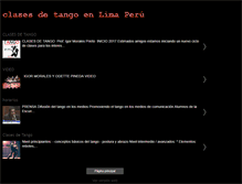 Tablet Screenshot of clasesdetangolimaperu.blogspot.com