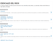 Tablet Screenshot of esencialesrock.blogspot.com