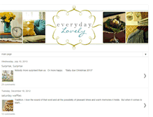 Tablet Screenshot of everyday-lovely.blogspot.com