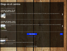 Tablet Screenshot of diegoenelcamino.blogspot.com