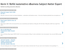 Tablet Screenshot of kevinreifel.blogspot.com