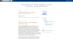 Desktop Screenshot of electricguitarparts.blogspot.com