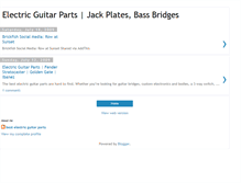 Tablet Screenshot of electricguitarparts.blogspot.com