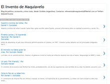 Tablet Screenshot of elinventodemaquiavelo.blogspot.com
