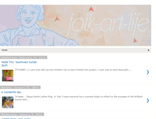 Tablet Screenshot of folk-art-life.blogspot.com