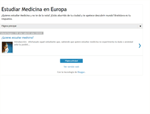 Tablet Screenshot of medicinaeneuropa.blogspot.com