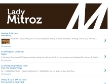 Tablet Screenshot of ladymitroz.blogspot.com