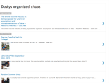 Tablet Screenshot of dustysorganizedchaos.blogspot.com