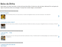 Tablet Screenshot of bolosdadinha.blogspot.com
