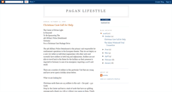 Desktop Screenshot of paganlifestyle.blogspot.com