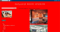 Desktop Screenshot of exclusiveroominterior.blogspot.com
