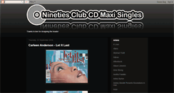 Desktop Screenshot of ninetiesclubcdmaxisingles.blogspot.com