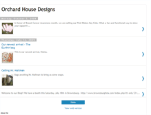 Tablet Screenshot of orchardhousedesigns.blogspot.com