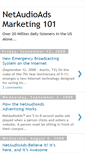 Mobile Screenshot of netaudioads-marketing-101.blogspot.com
