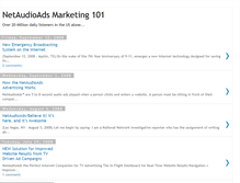 Tablet Screenshot of netaudioads-marketing-101.blogspot.com