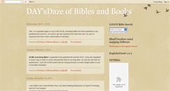 Desktop Screenshot of daysdazebibles.blogspot.com