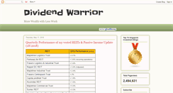 Desktop Screenshot of dividendsrichwarrior.blogspot.com