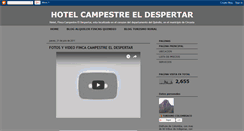 Desktop Screenshot of hotelcampestreeldespertar.blogspot.com