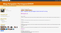 Desktop Screenshot of pengajianperniagaan2smkm.blogspot.com