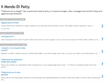 Tablet Screenshot of ilmondodipatty-patitofeo.blogspot.com