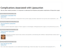 Tablet Screenshot of complicationsofliposuction.blogspot.com