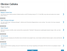 Tablet Screenshot of obrolan-cablaka.blogspot.com