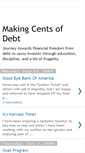 Mobile Screenshot of makingcentsofdebt.blogspot.com