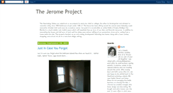 Desktop Screenshot of jeromeproject.blogspot.com