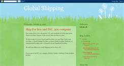 Desktop Screenshot of globaltransporting.blogspot.com