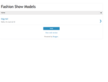 Tablet Screenshot of fashionshow-model.blogspot.com