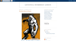 Desktop Screenshot of leyendahombreslobos.blogspot.com