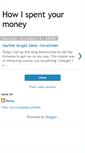 Mobile Screenshot of howispentyourmoney.blogspot.com