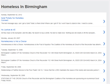 Tablet Screenshot of homelessinbirmingham.blogspot.com