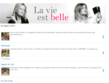 Tablet Screenshot of lavieestbellesonia.blogspot.com