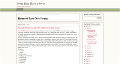 Desktop Screenshot of everyhair-have-a-style.blogspot.com