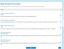 Tablet Screenshot of hotelsofbali.blogspot.com