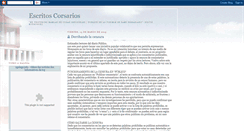 Desktop Screenshot of escritoscorsarios.blogspot.com