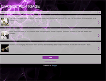 Tablet Screenshot of divorcemortgage.blogspot.com