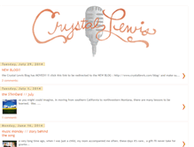 Tablet Screenshot of crystallewis.blogspot.com