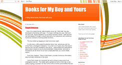 Desktop Screenshot of booksformyboy.blogspot.com