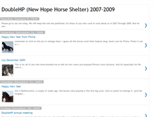 Tablet Screenshot of doublehphorseshelter.blogspot.com