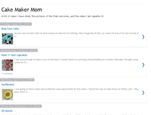 Tablet Screenshot of cakemakermom.blogspot.com