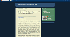 Desktop Screenshot of barnabasfund.blogspot.com