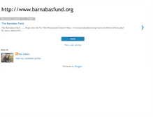 Tablet Screenshot of barnabasfund.blogspot.com