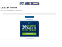 Tablet Screenshot of latestintelecom.blogspot.com