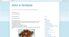 Desktop Screenshot of dolciefantasia.blogspot.com